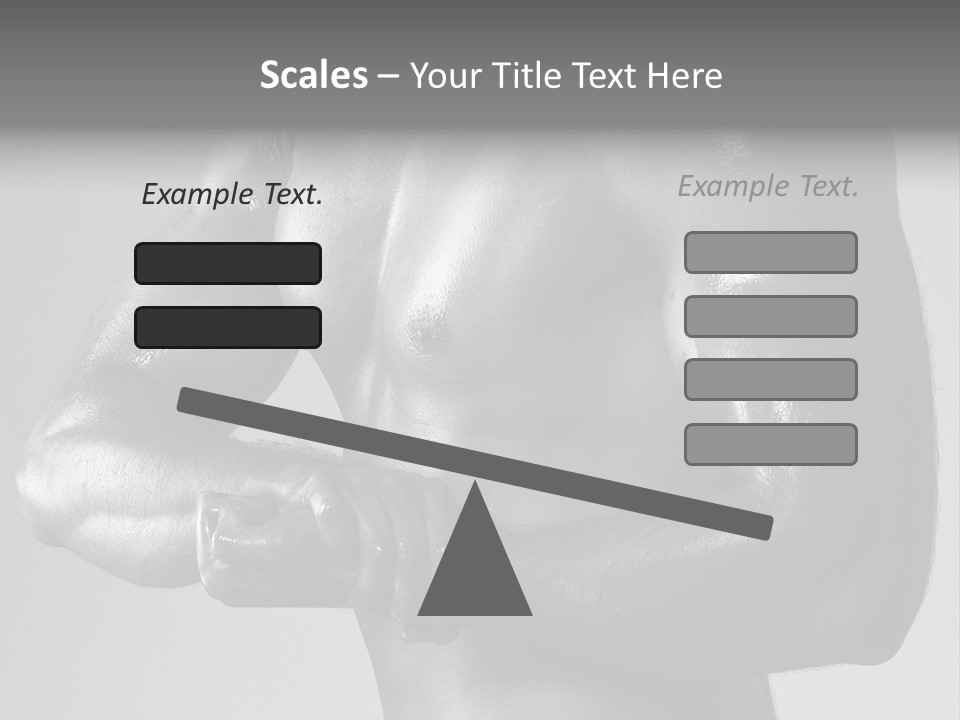 Male Flexing PowerPoint Template