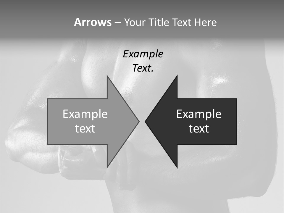 Male Flexing PowerPoint Template