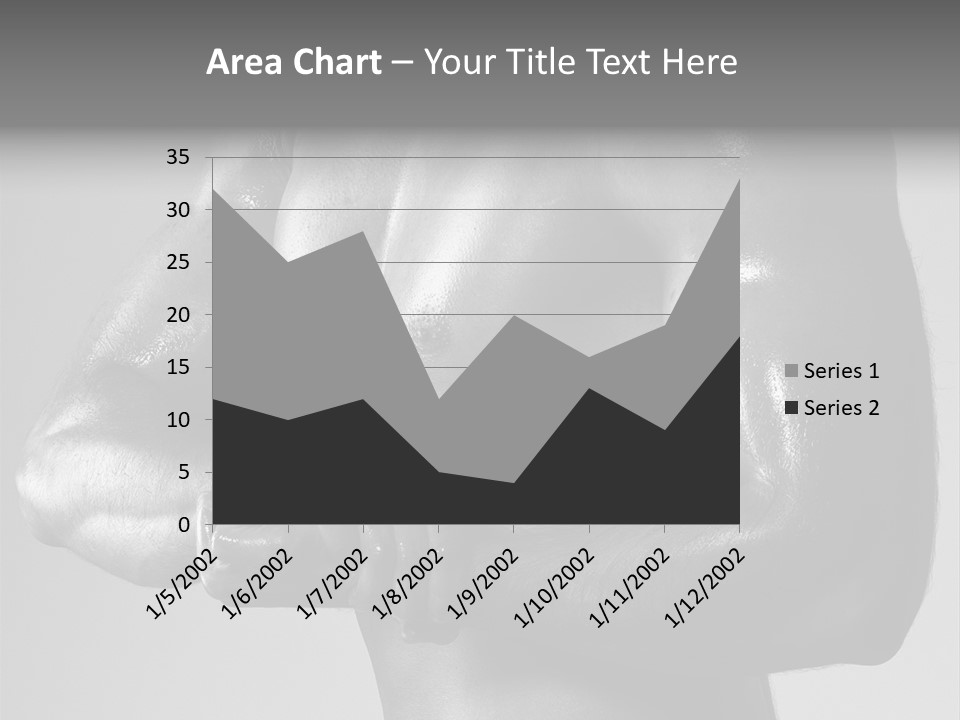 Male Flexing PowerPoint Template