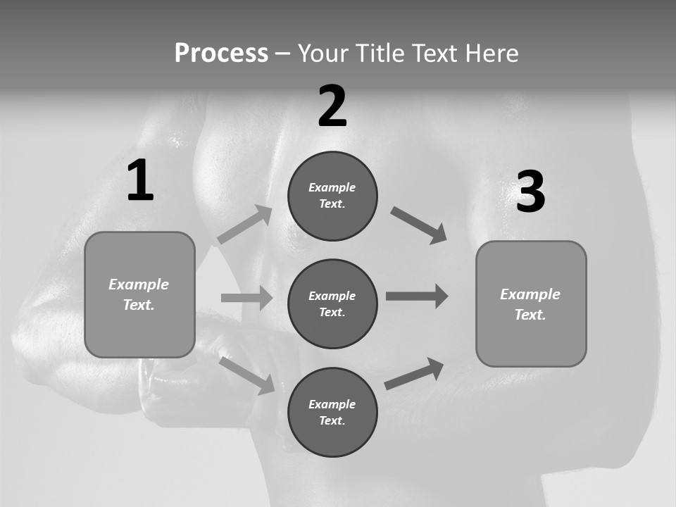 Male Flexing PowerPoint Template