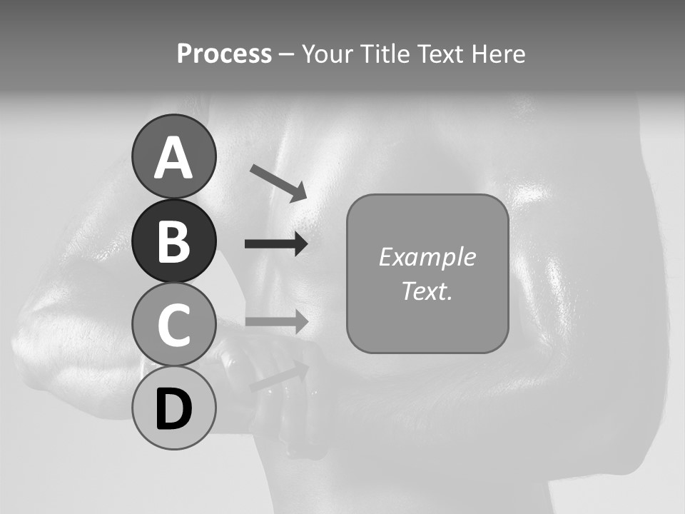 Male Flexing PowerPoint Template