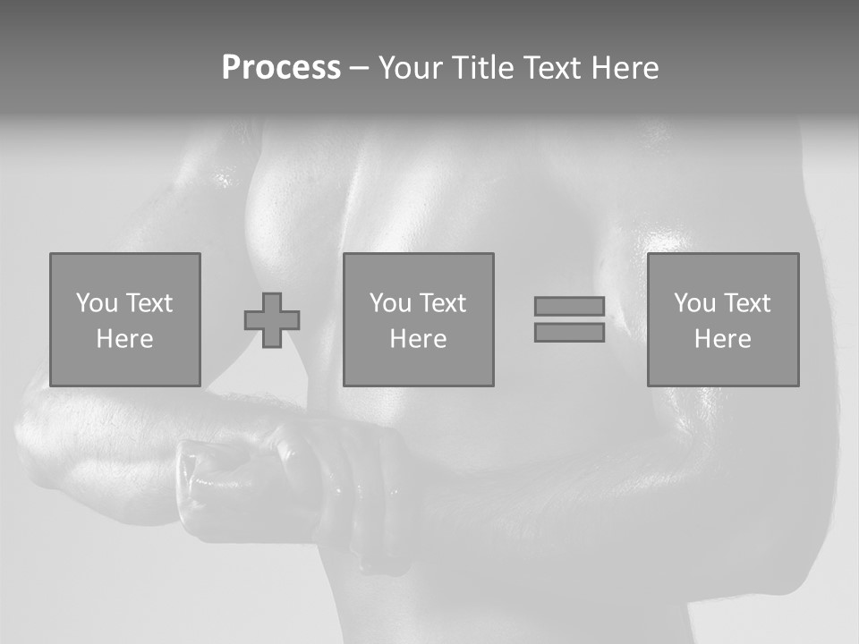 Male Flexing PowerPoint Template