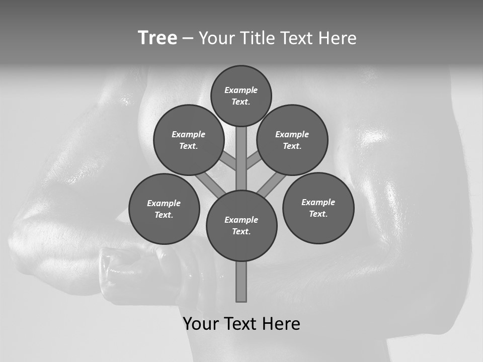 Male Flexing PowerPoint Template