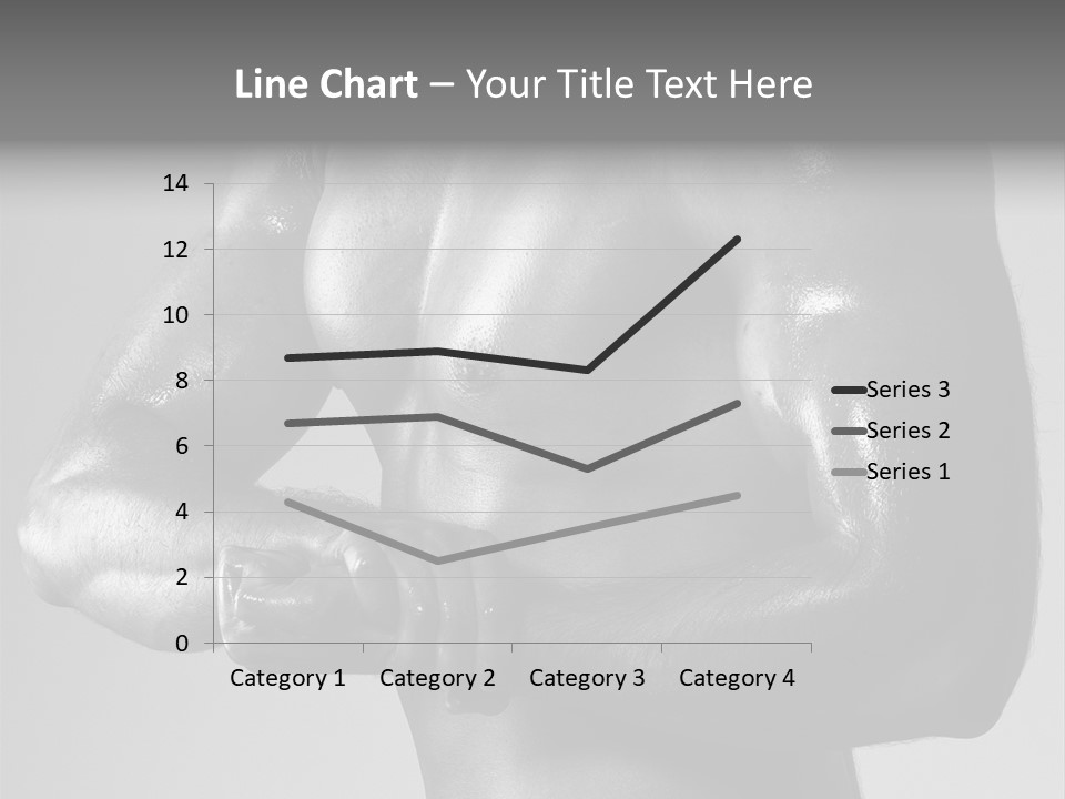Male Flexing PowerPoint Template