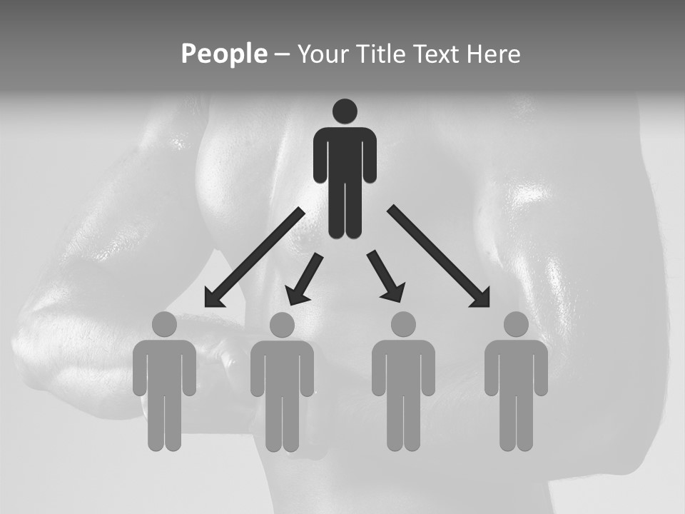 Male Flexing PowerPoint Template