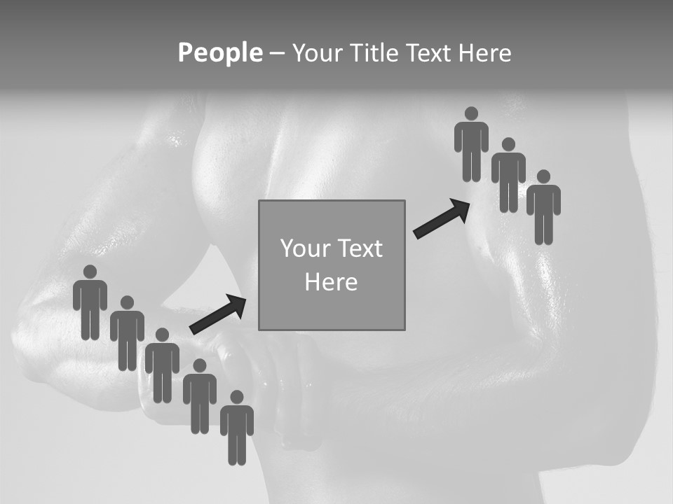 Male Flexing PowerPoint Template