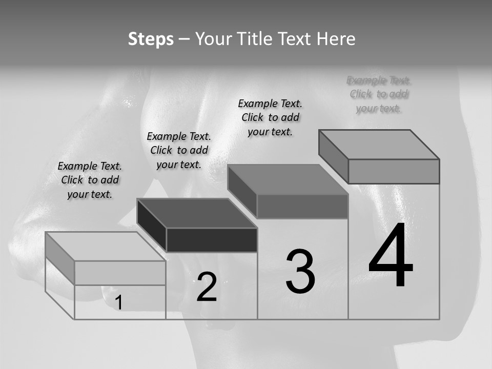 Male Flexing PowerPoint Template