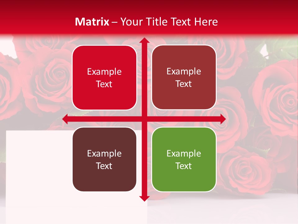Red Rose PowerPoint Template