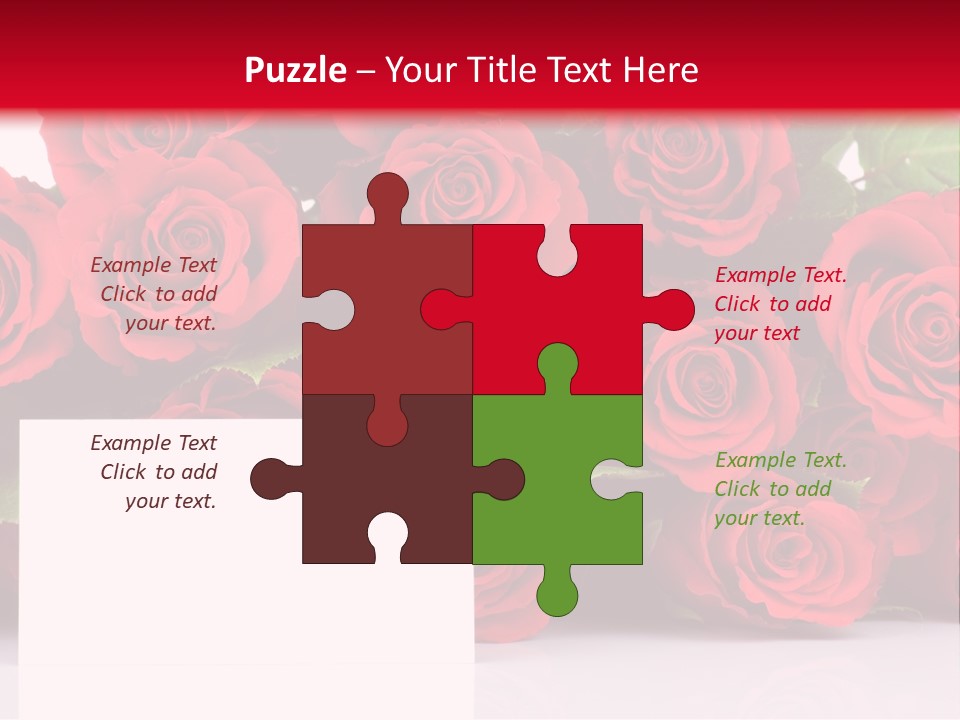 Red Rose PowerPoint Template