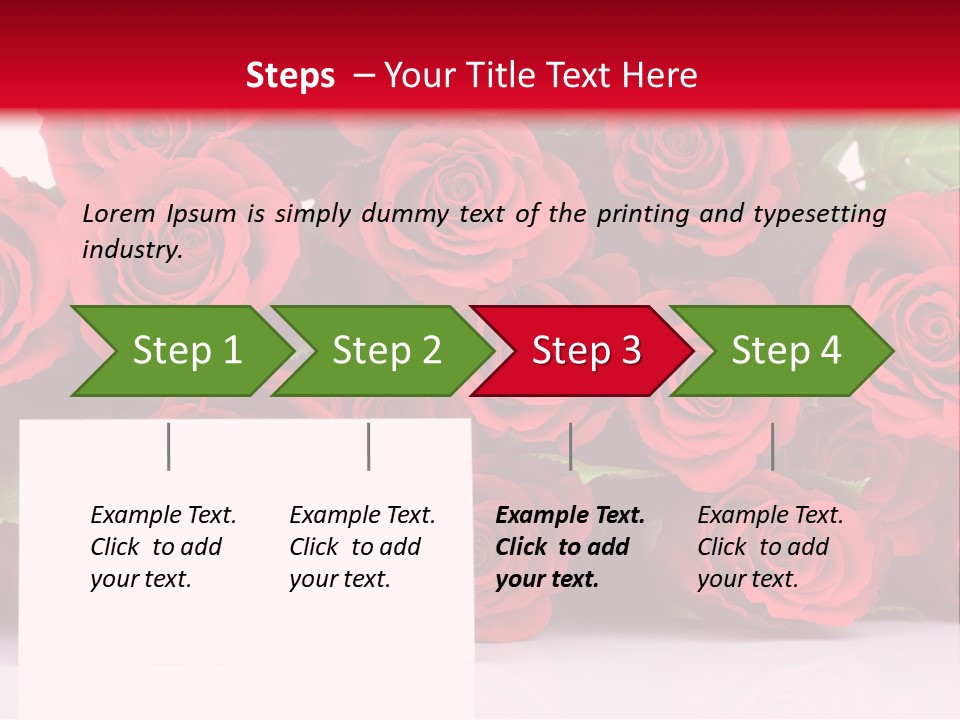 Red Rose PowerPoint Template