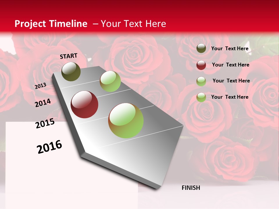 Red Rose PowerPoint Template