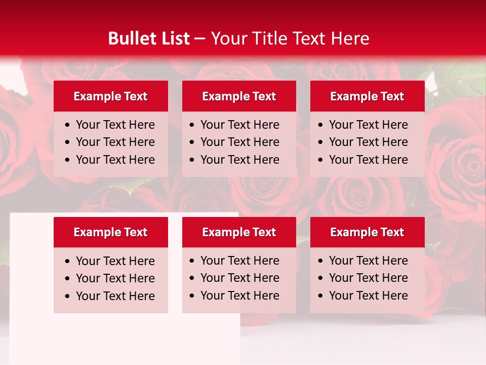 Red Rose PowerPoint Template