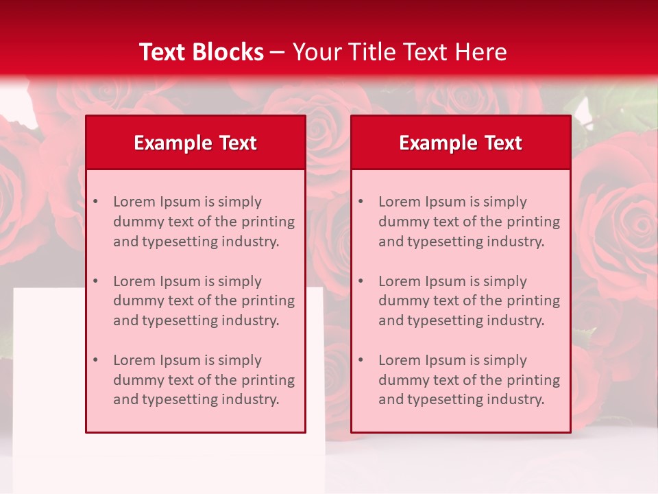 Red Rose PowerPoint Template
