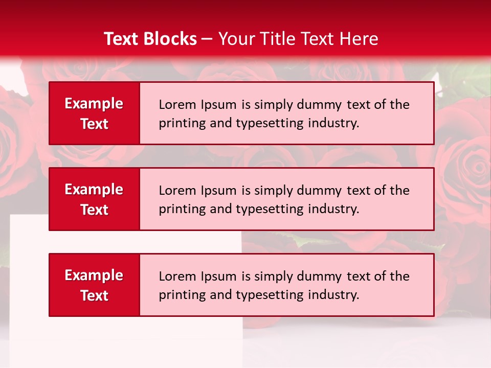 Red Rose PowerPoint Template