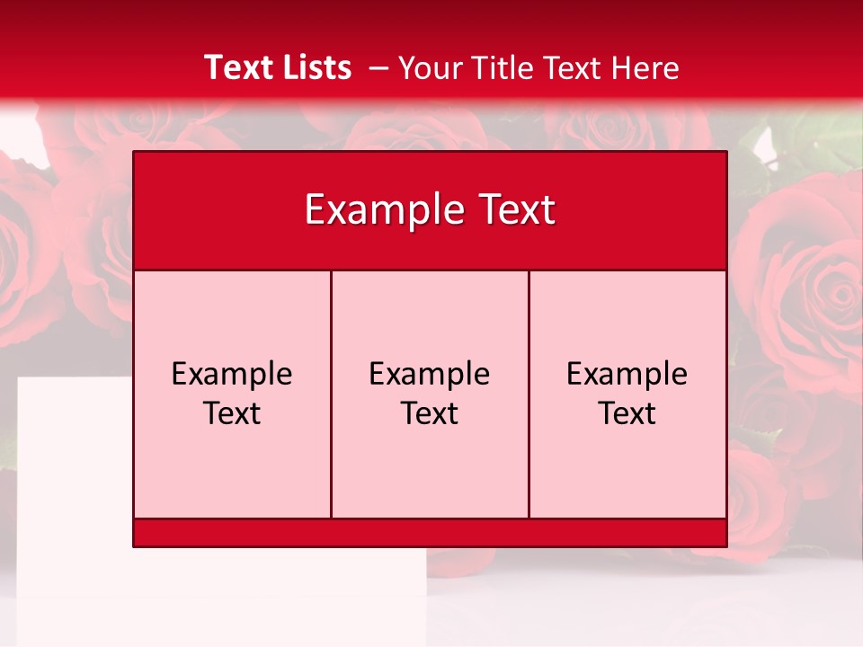 Red Rose PowerPoint Template