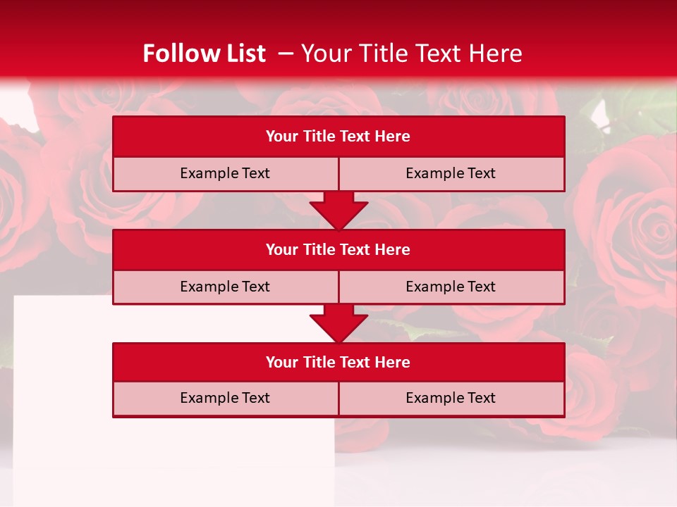 Red Rose PowerPoint Template