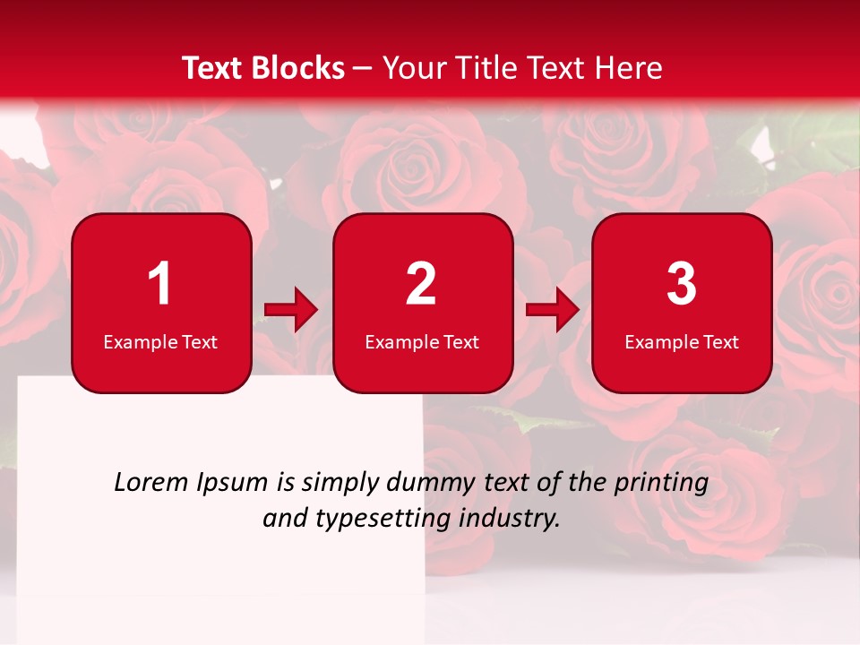 Red Rose PowerPoint Template