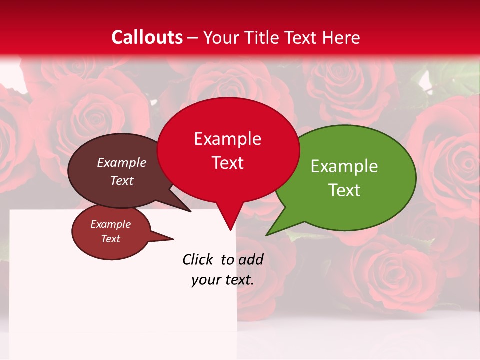 Red Rose PowerPoint Template
