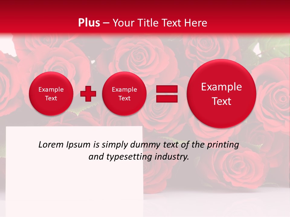 Red Rose PowerPoint Template