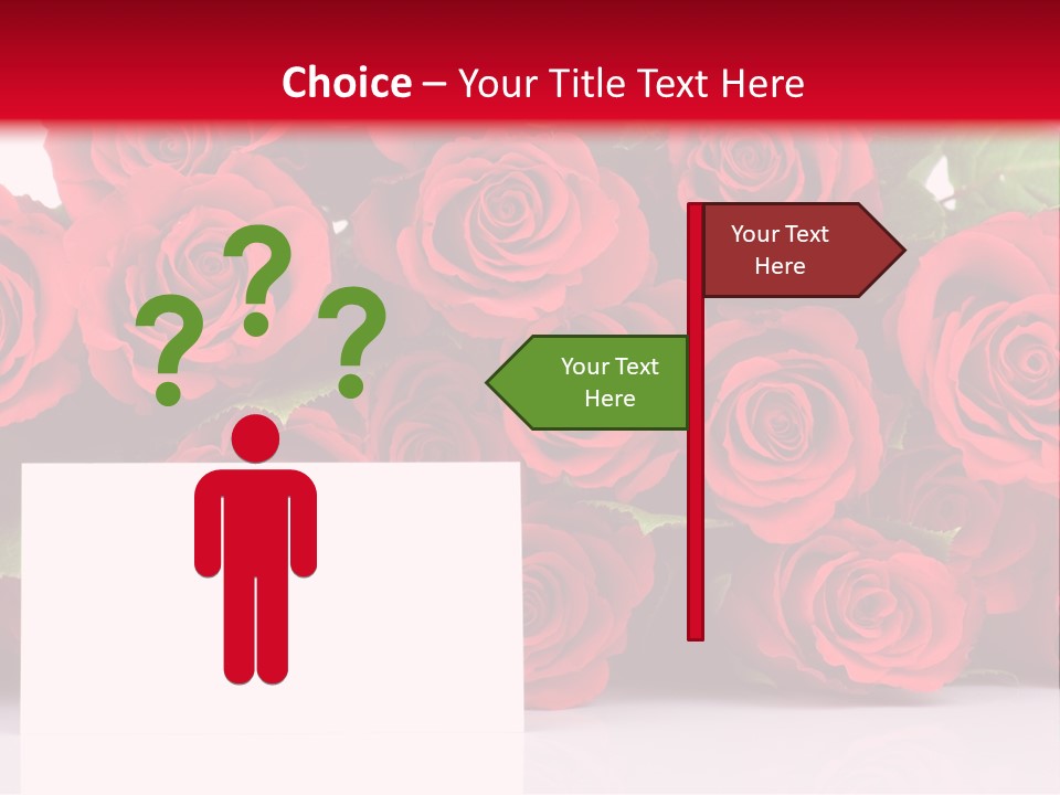 Red Rose PowerPoint Template