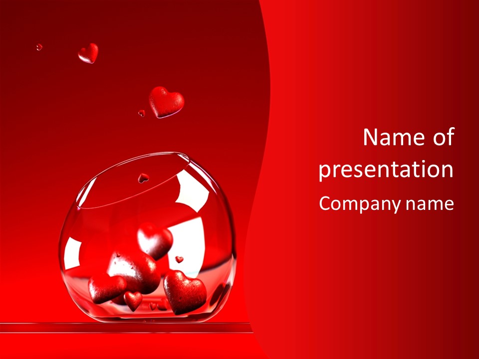 Valentine Angle Saint PowerPoint Template