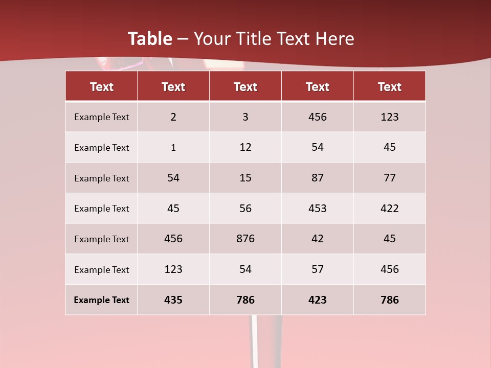 View Concept Pour PowerPoint Template