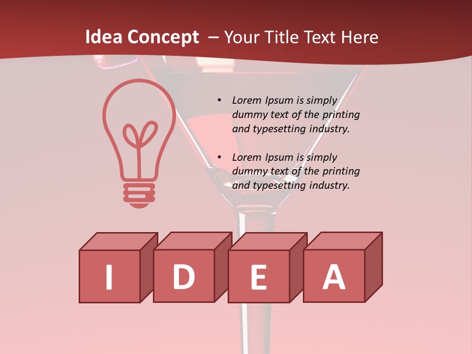View Concept Pour PowerPoint Template