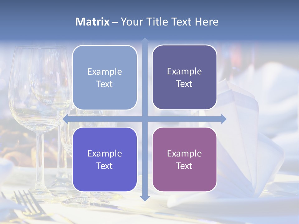 Catering Table PowerPoint Template