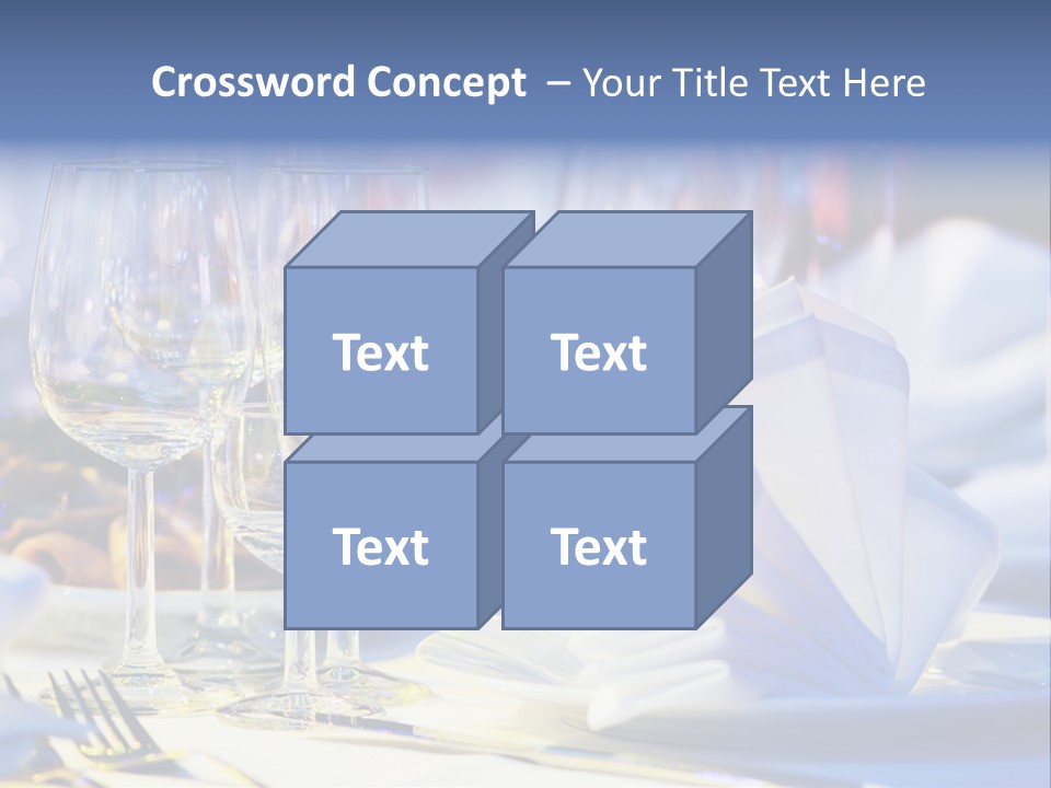 Catering Table PowerPoint Template