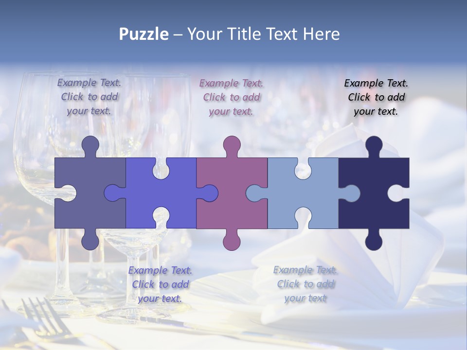 Catering Table PowerPoint Template