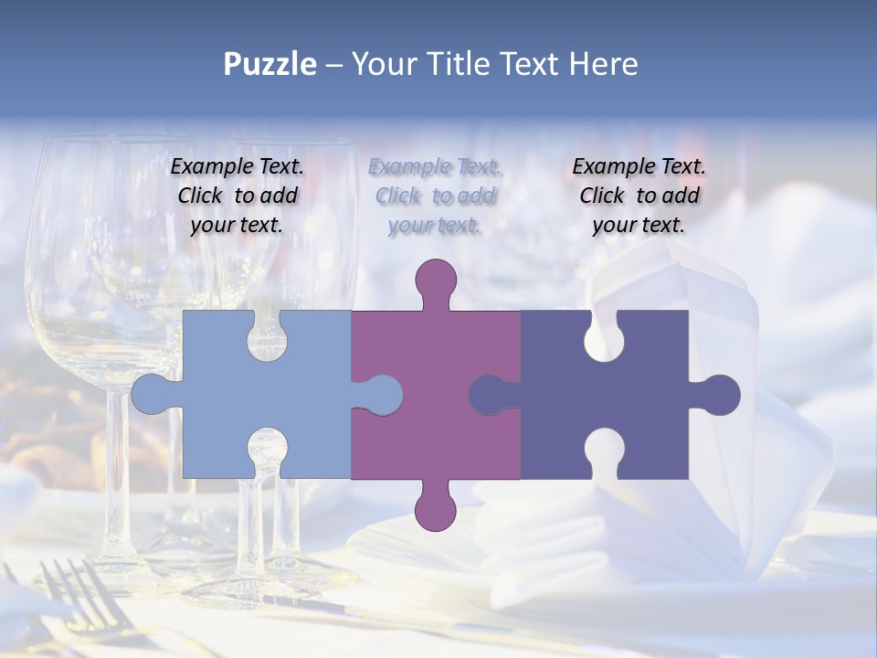 Catering Table PowerPoint Template