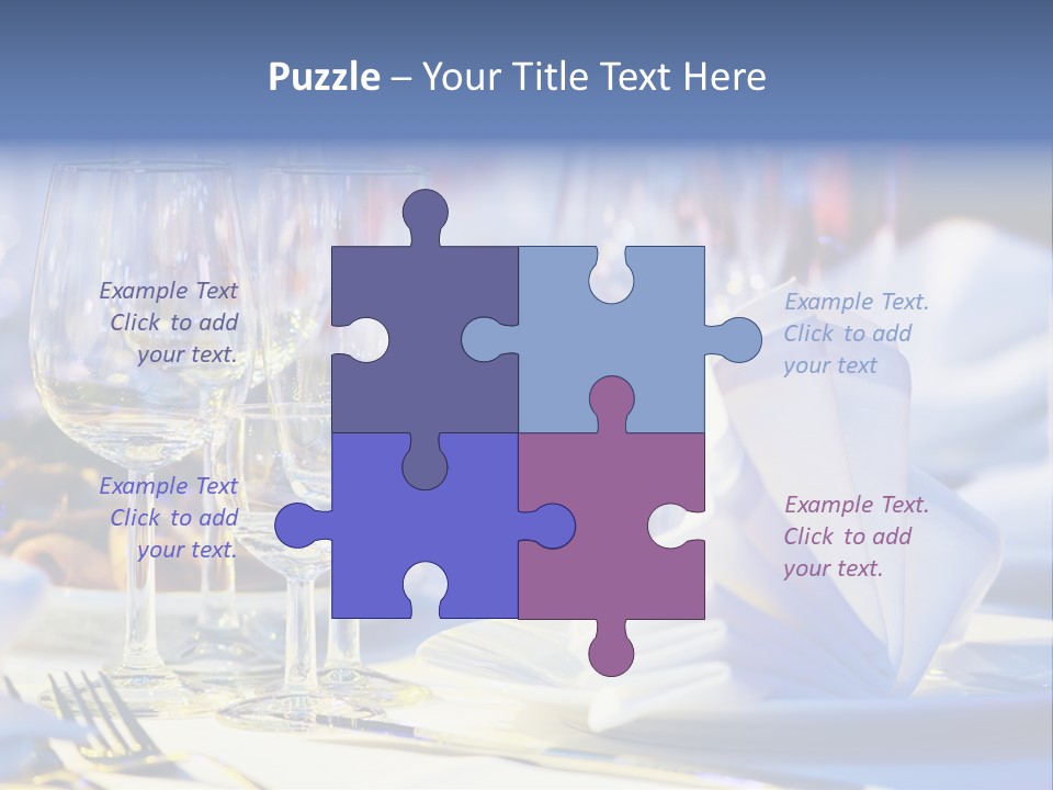 Catering Table PowerPoint Template