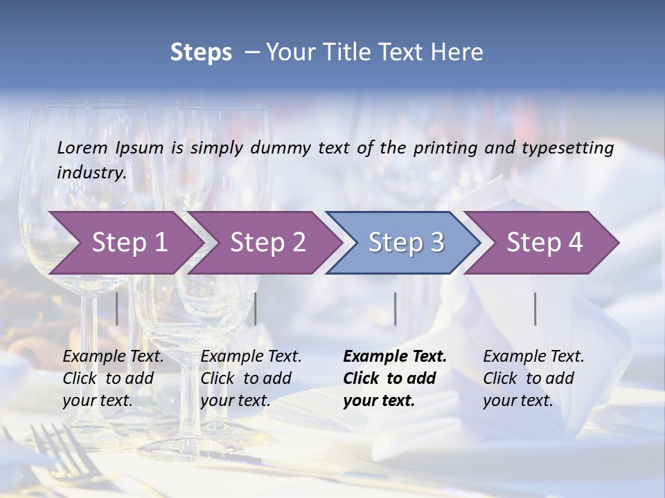 Catering Table PowerPoint Template