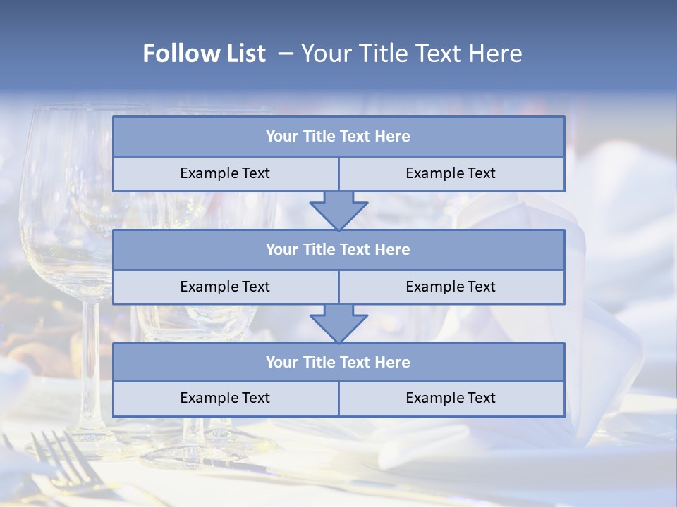 Catering Table PowerPoint Template