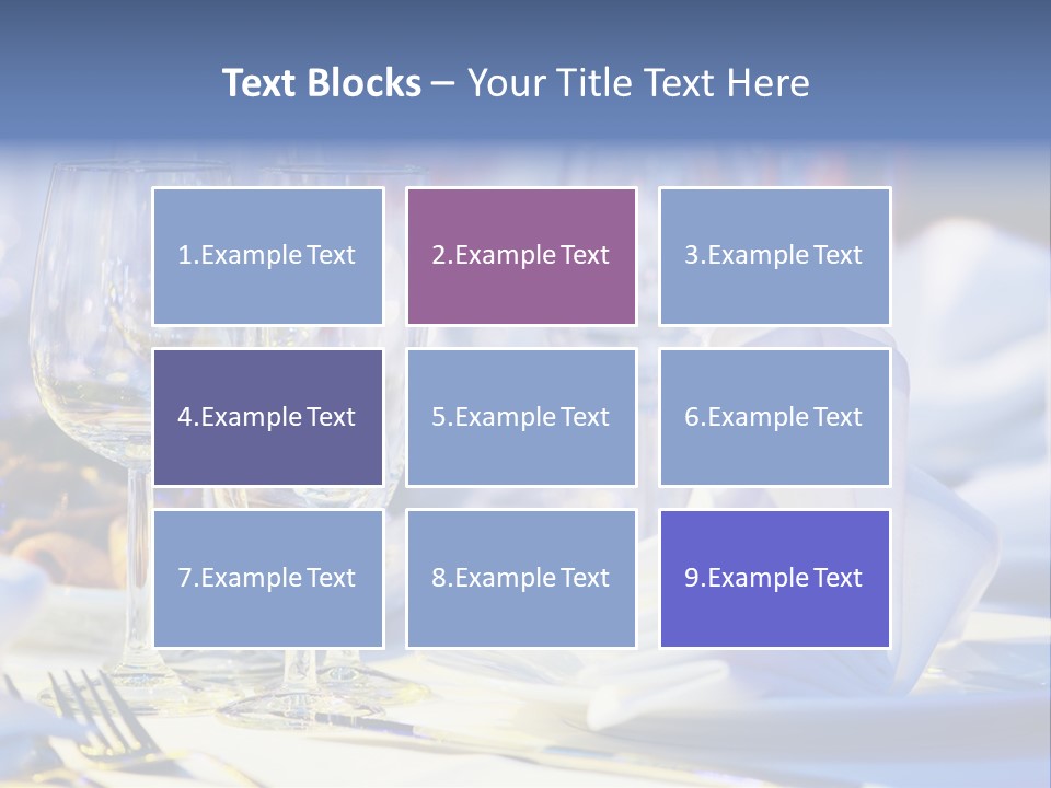 Catering Table PowerPoint Template