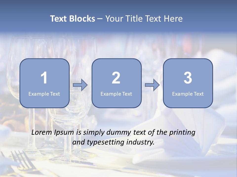 Catering Table PowerPoint Template