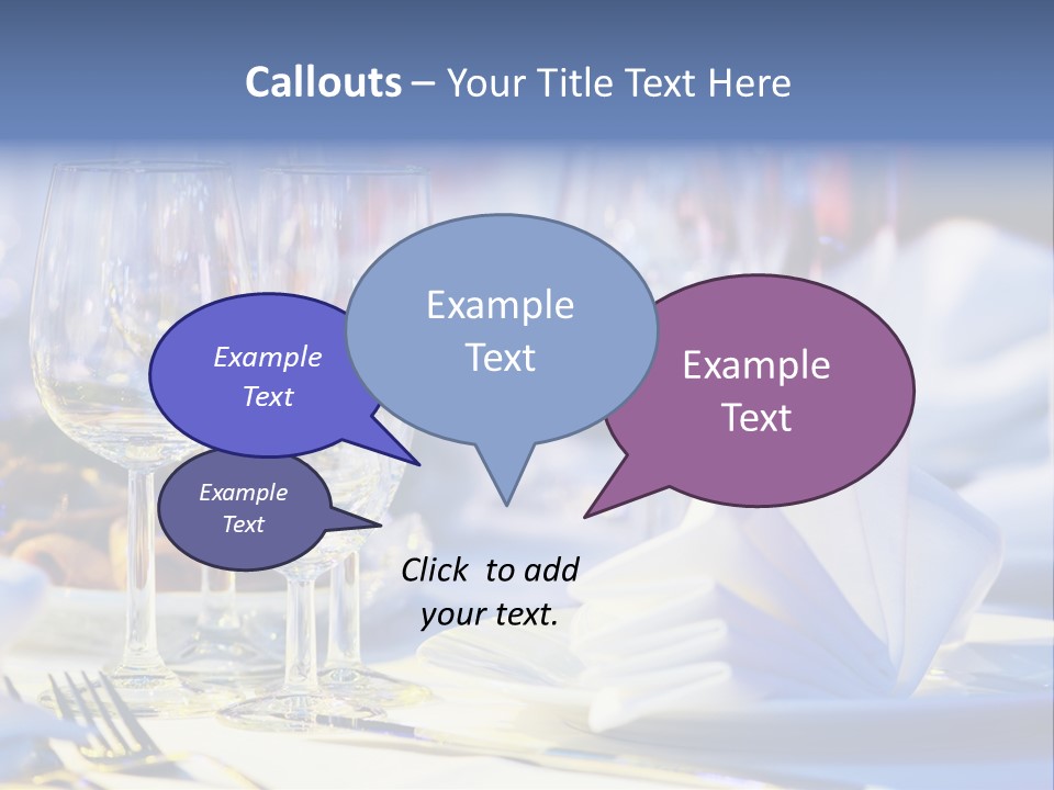 Catering Table PowerPoint Template