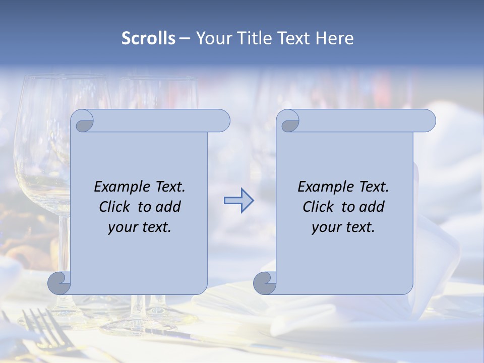 Catering Table PowerPoint Template