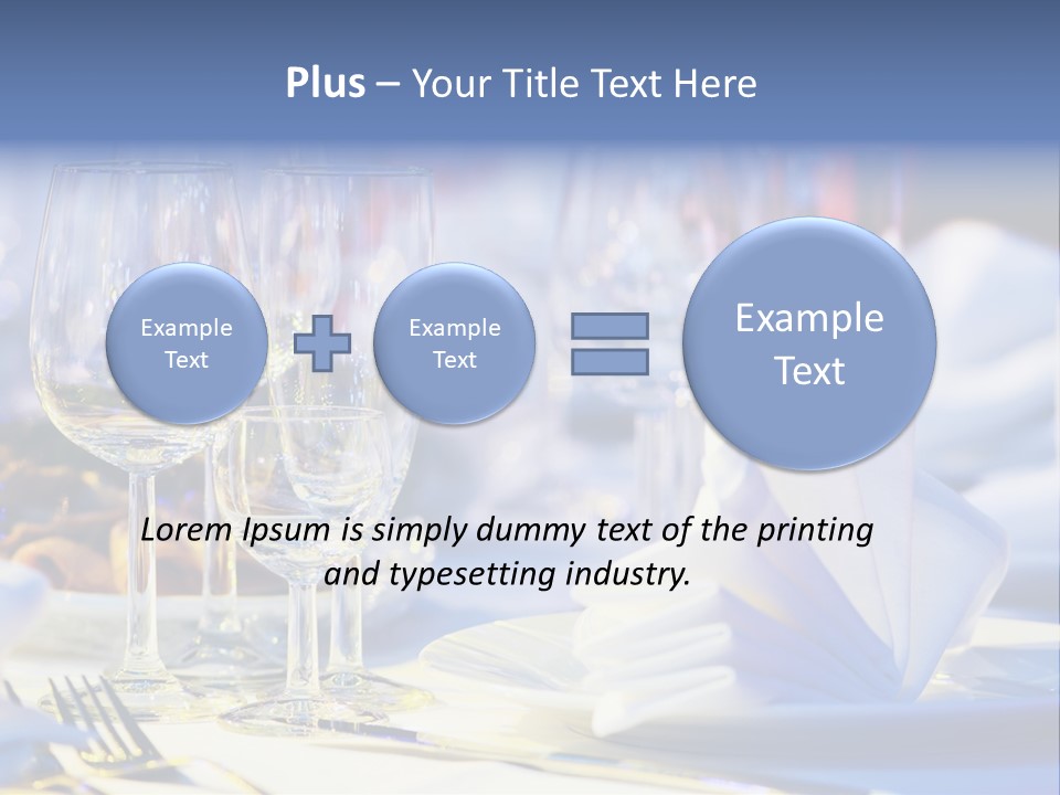 Catering Table PowerPoint Template