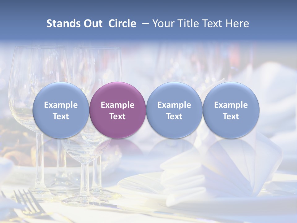 Catering Table PowerPoint Template