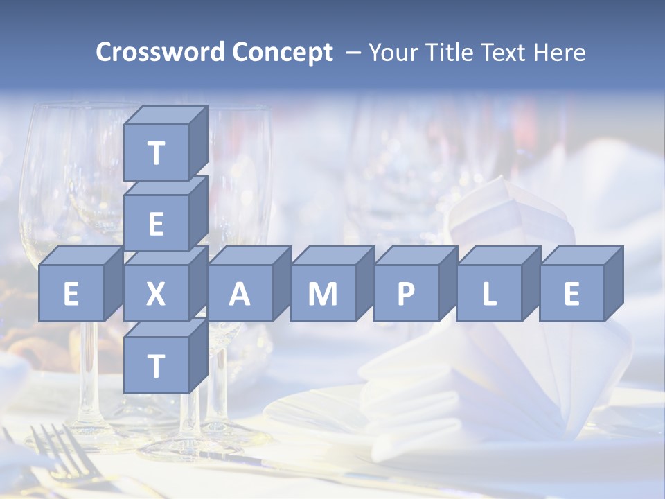 Catering Table PowerPoint Template