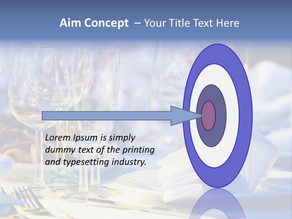 Catering Table PowerPoint Template