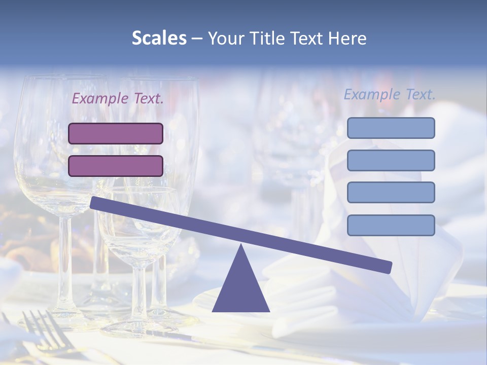 Catering Table PowerPoint Template