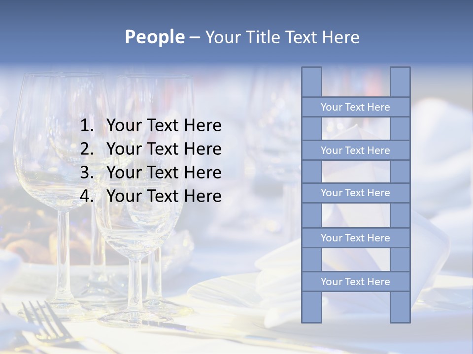 Catering Table PowerPoint Template