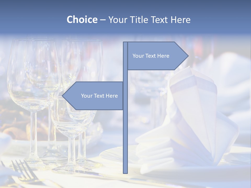 Catering Table PowerPoint Template