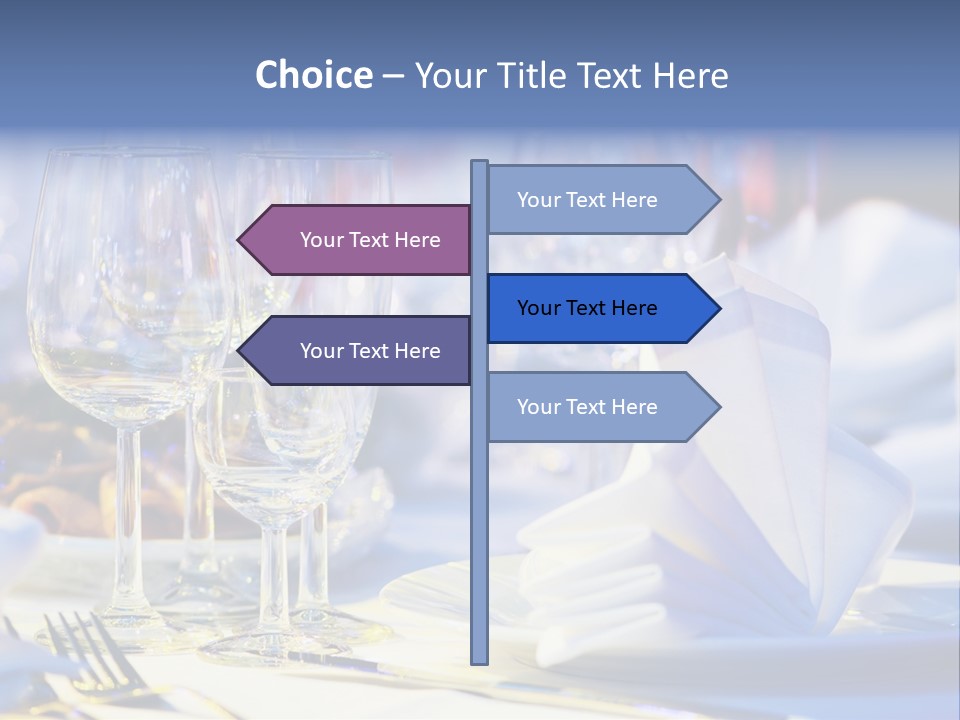 Catering Table PowerPoint Template