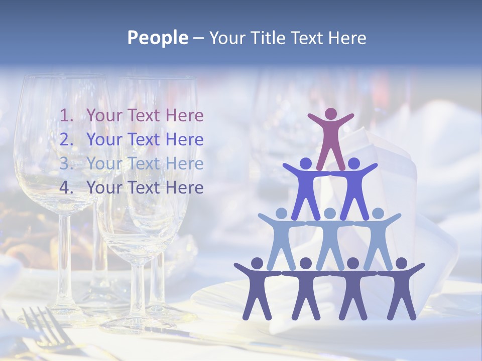 Catering Table PowerPoint Template