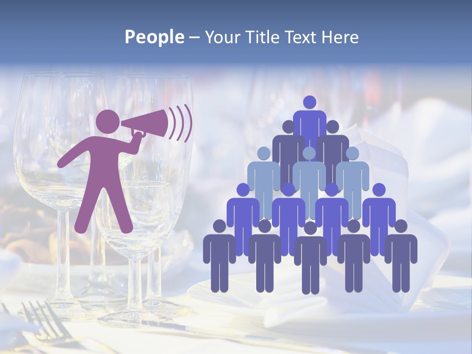 Catering Table PowerPoint Template