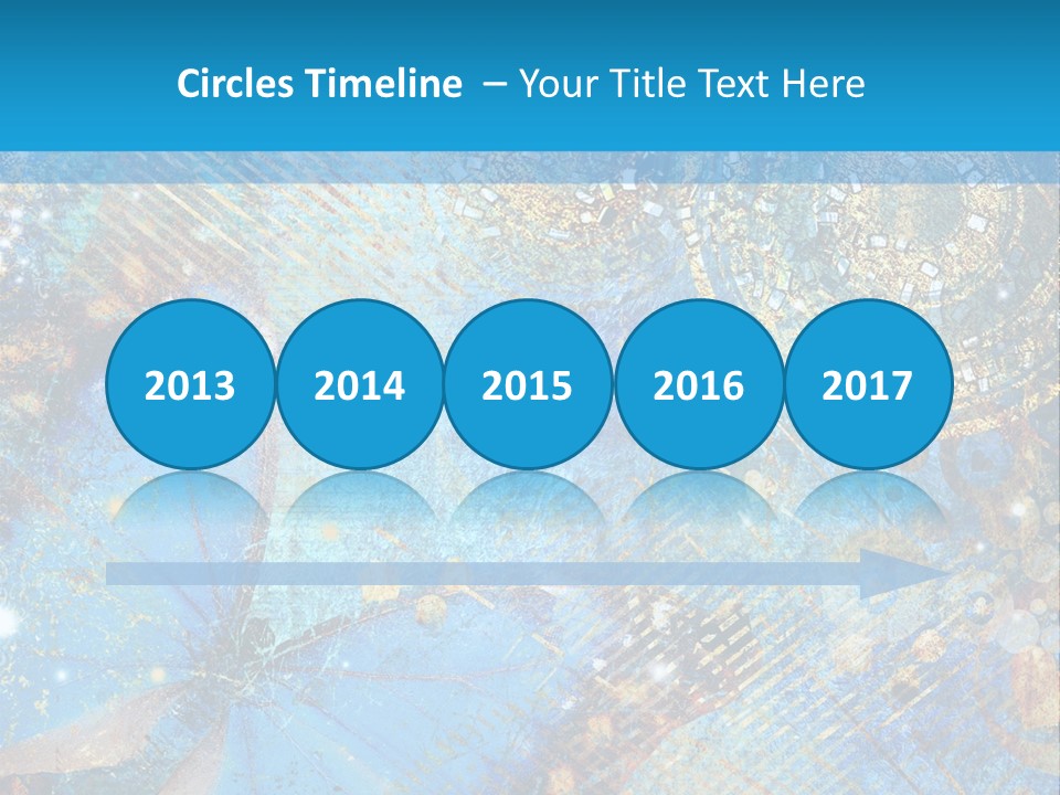 Blue Butterfly Background PowerPoint Template