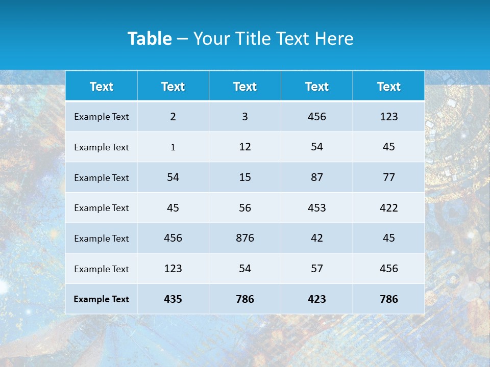 Blue Butterfly Background PowerPoint Template